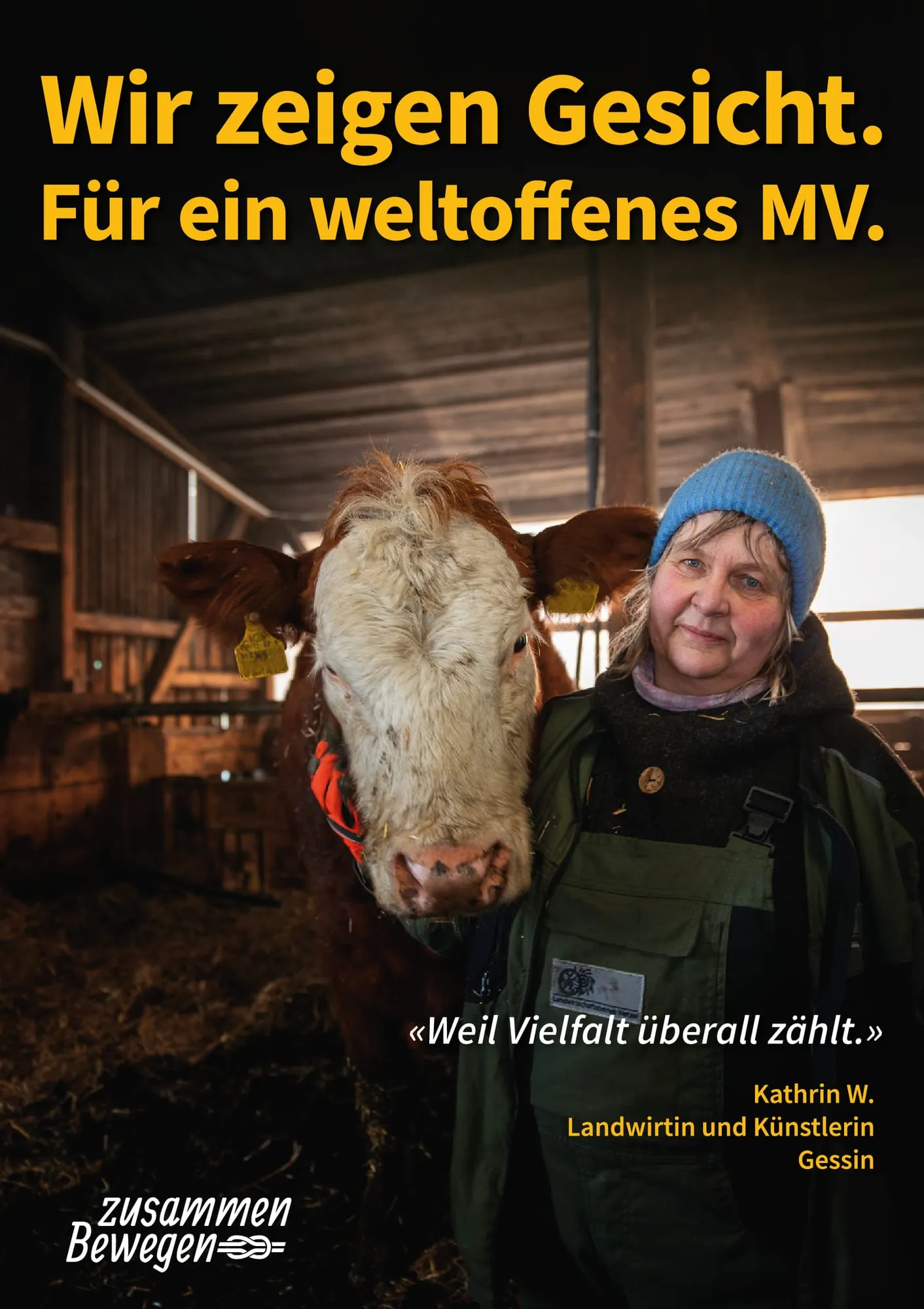 Plakat: «Weil Vielfalt überall zählt.» — Gessin