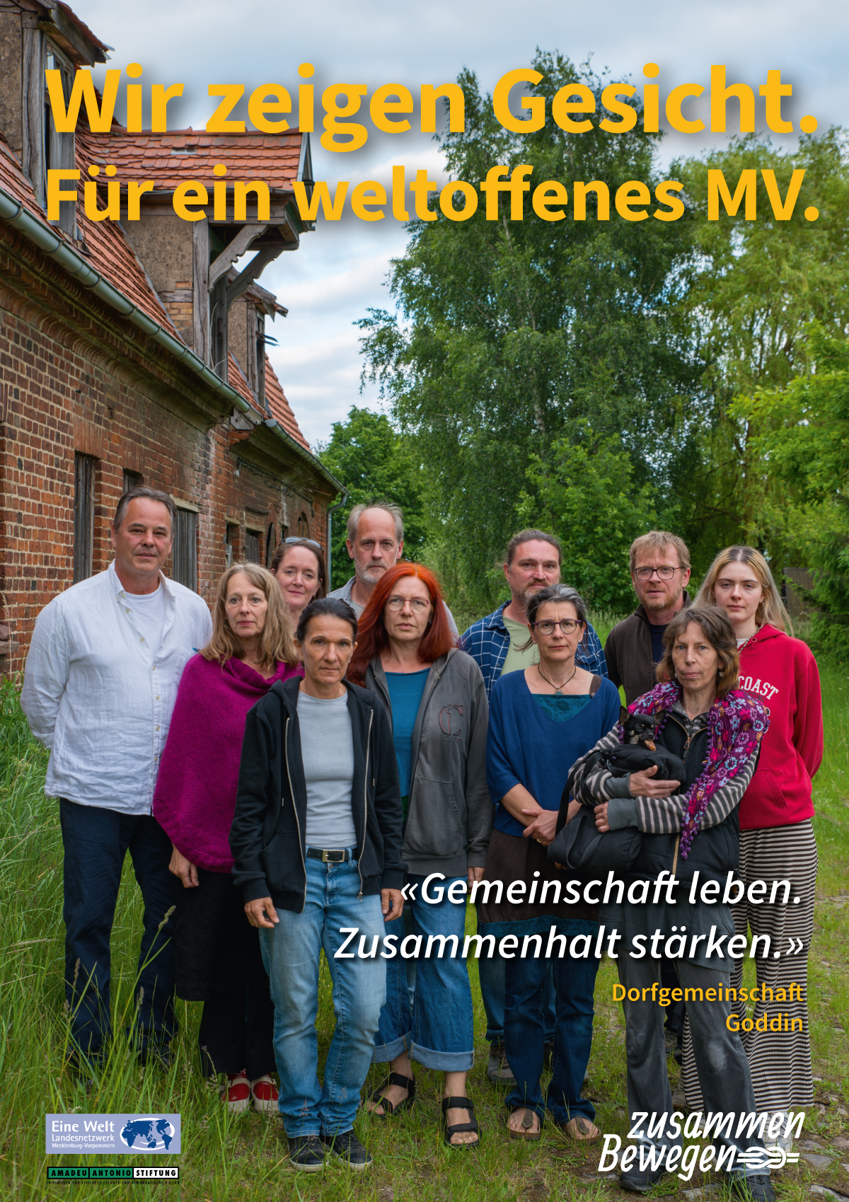 Porträt aus der Kampagne „Wir zeigen Gesicht“